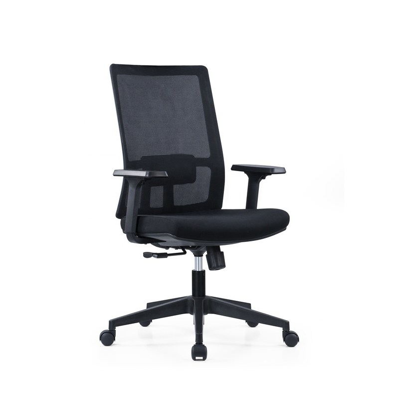 Adjustable Mid Back 2D Armrest Executive Swivel Mesh Drafting Office Chair for Commercial