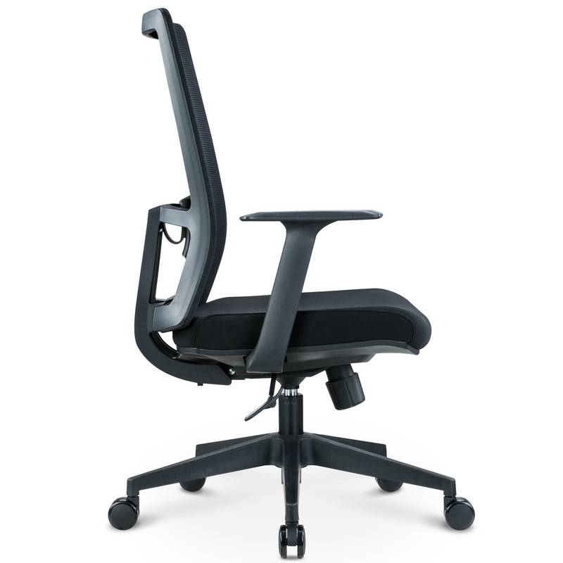 Ergonomic Black Mesh Office Chair 2D Lumbar Support for Comfortable Office Seating