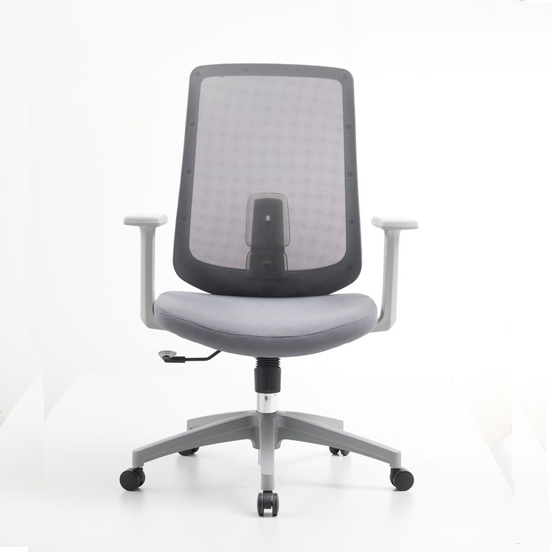 M-062B وسط الظهر الرمادي كرسي الشبكة الدورانية الرقمية التنفيذية الكرسي المكتبية عالية الظهر