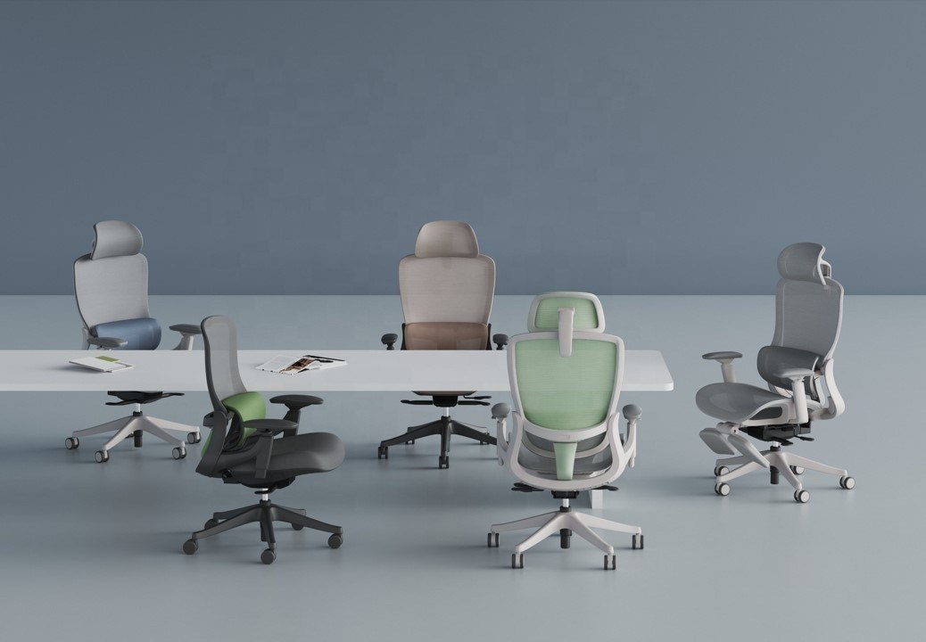 كرسي رئيس كامل بالشبكة مع آلية دوناتي أثاث مكتب عصري فاخر