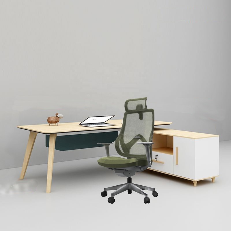 آلية هيكل القيادة بواسطة الأسلاك الكرسي المكتبية الدورية عالية الظهر مع القماش كامل الشبكة