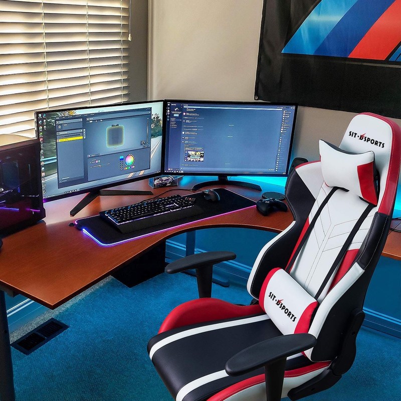 Comfortable PU Leather Custom Massage Y-SEATER Office Gaming Chair for Computer Gamer